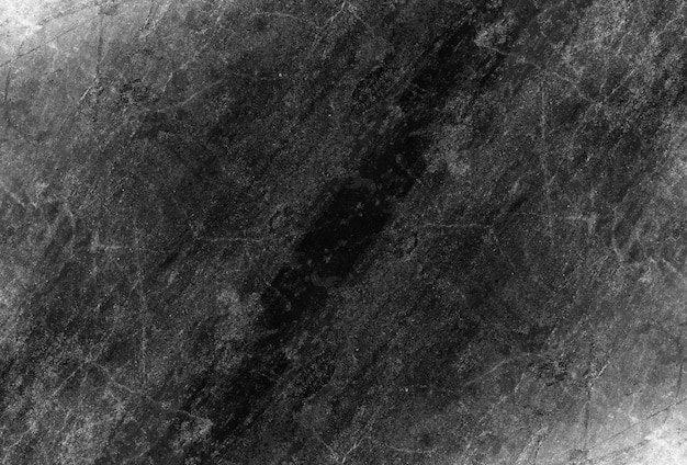 Scratches dark gray concrete surface with grunge texture