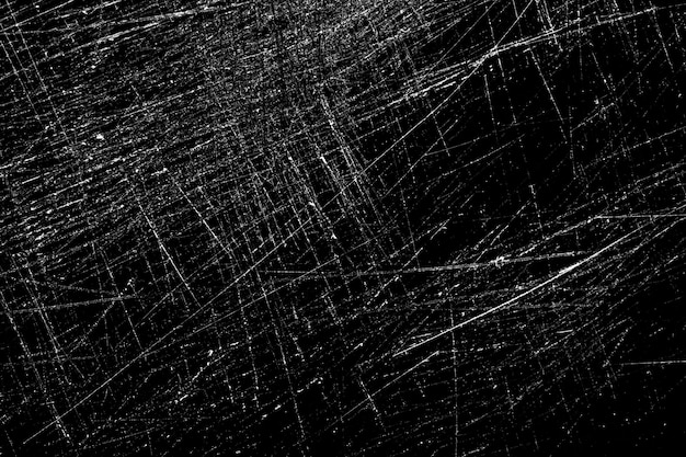 Scratches isolated on black background