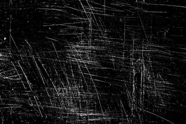 Scratches isolated on black