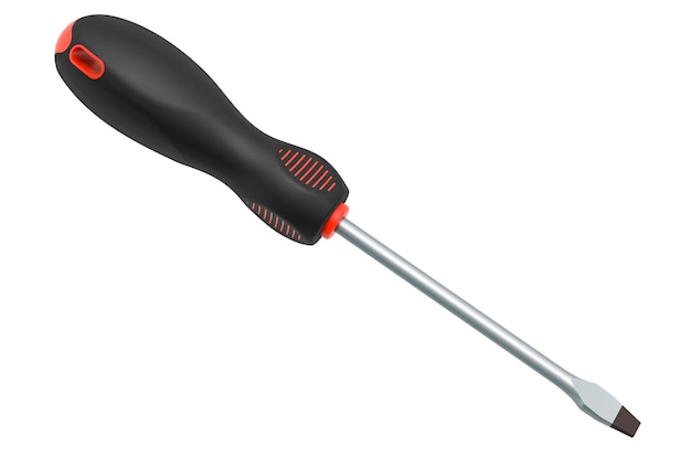 Screwdriver 3D rendering