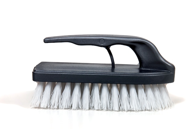 Scrub brush with handle