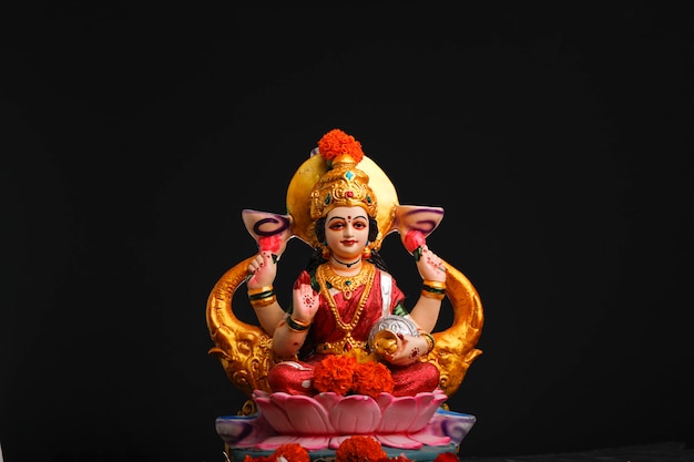 Sculpture of goddess laxmi