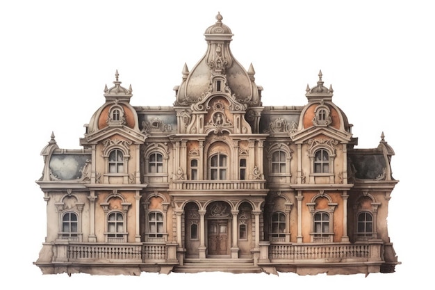 Sculpture Gothic mansion architecture building house