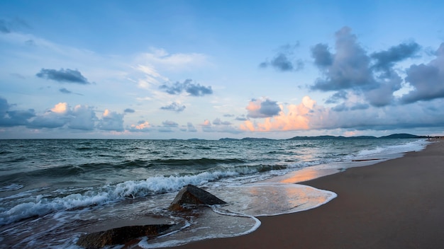 Sea on the beach