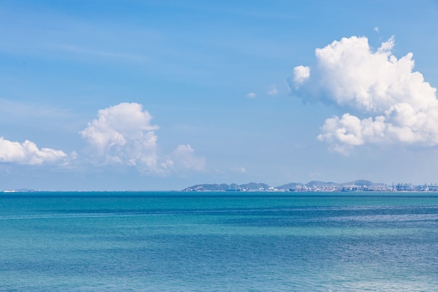 Sea of beautiful clouds in Pattaya, Thailand