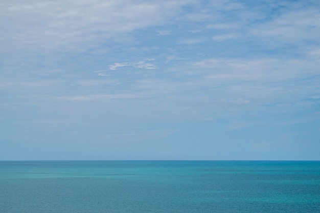 Sea and Blue Sky Background