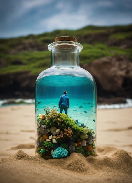 Sea in a bottle