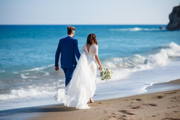 Sea jasmine beach spring wedding