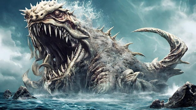 Sea Monster Background Very Creepy