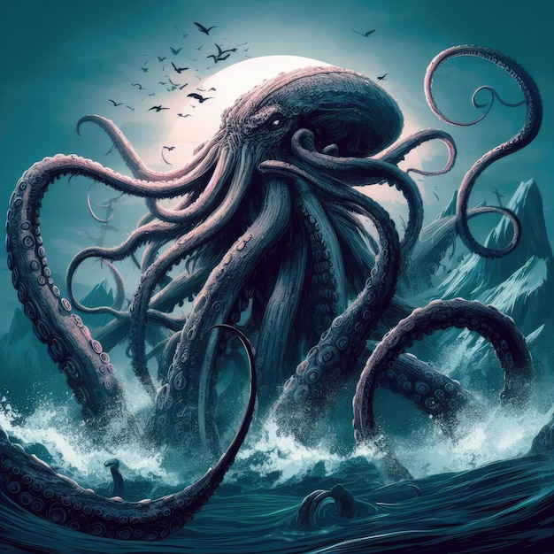 Sea monster cthulhu mythology