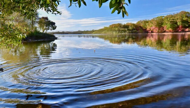 Sea Ripples in a Picturesque Landscape