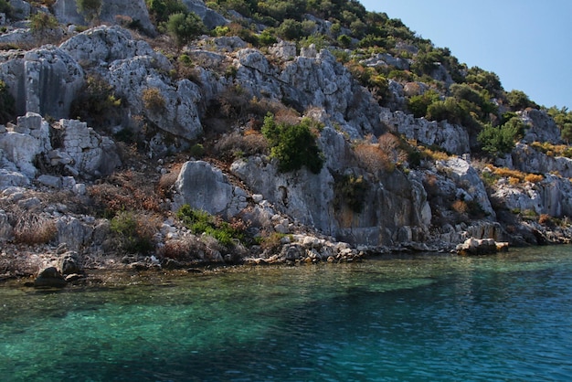 Sea and Rocks inTurkey