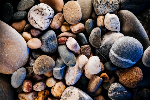 Sea rocks, top view. Sea background.