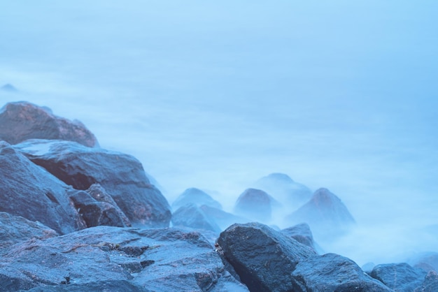 Sea shore and waves