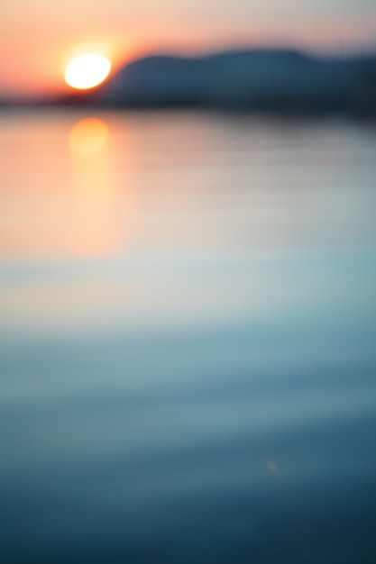 Sea sunset background