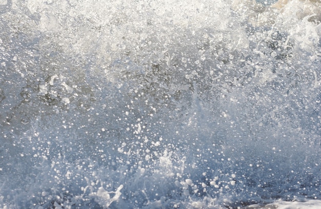 Sea surf great wave break on coastline