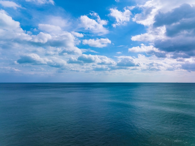 Sea surface aerial viewBird eye view photo of blue waves and water surface texture Blue sea background Beautiful nature Amazing view sea background