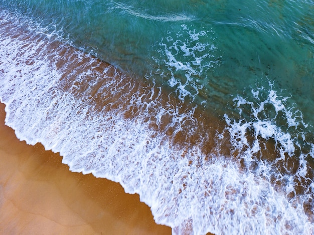 Sea surface aerial viewBird eye view photo of waves and water surface textureAmazing sea background Beautiful nature landscape view sea ocean background