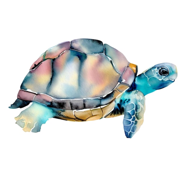 Sea Turtle Watercolor Sublimation