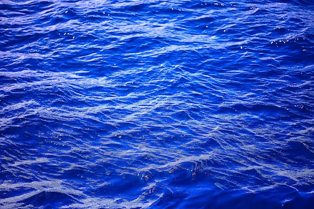 sea water abstract background waves / blue background, nature wet ocean water with ripples