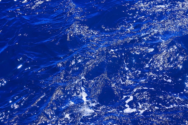 sea water abstract background waves / blue background, nature wet ocean water with ripples