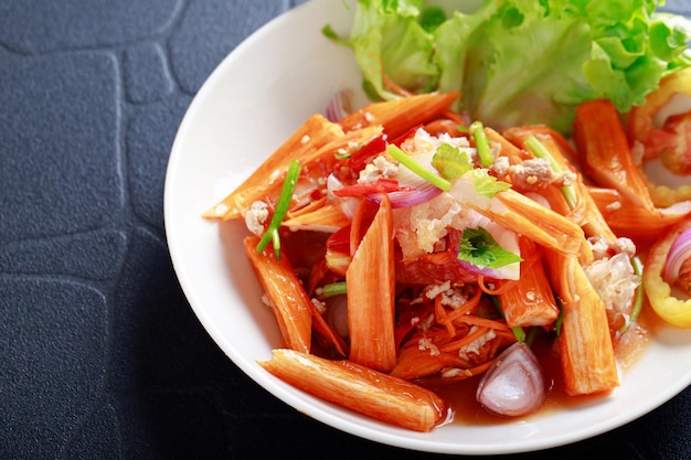 Seafood Salad with Crab Stick delicious