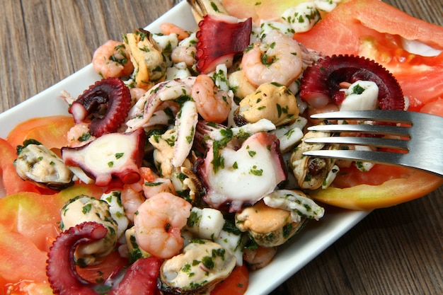 Seafood salad