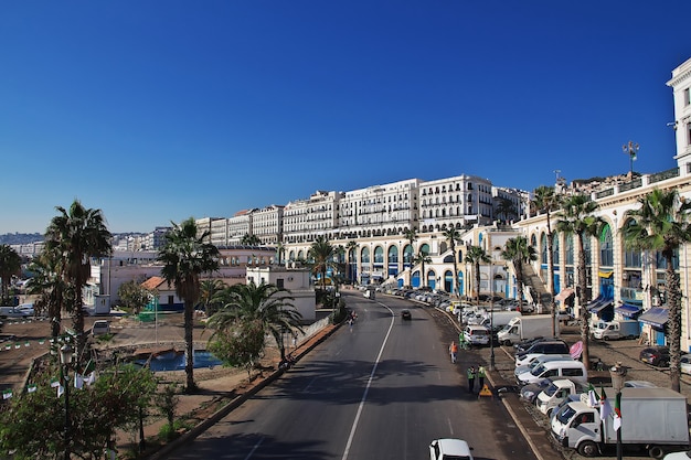 The seafront Boulevard Ernesto Che Guevara in Algeria city, Algeria