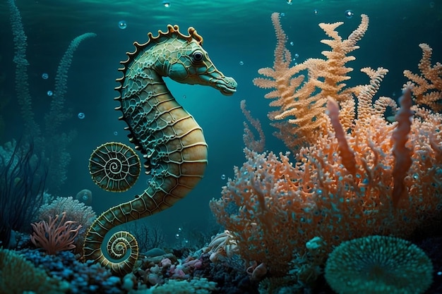 Seahorse of the Underwater World AI