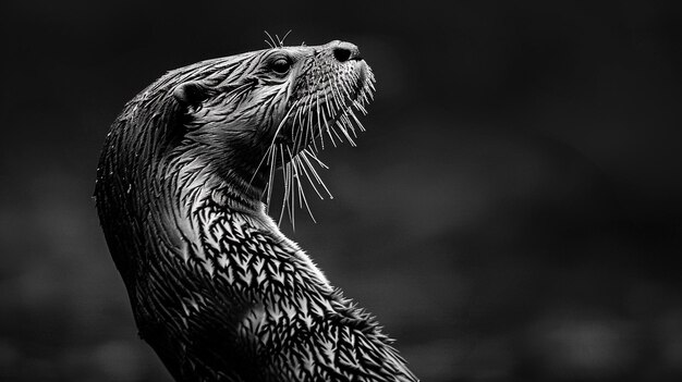 a seal that is black and white with the words  seal  on it