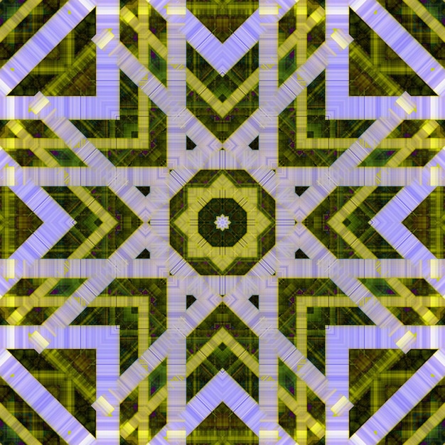 Seamless abstract pattern Square background of lines and patterns Kaleidoscope of textures