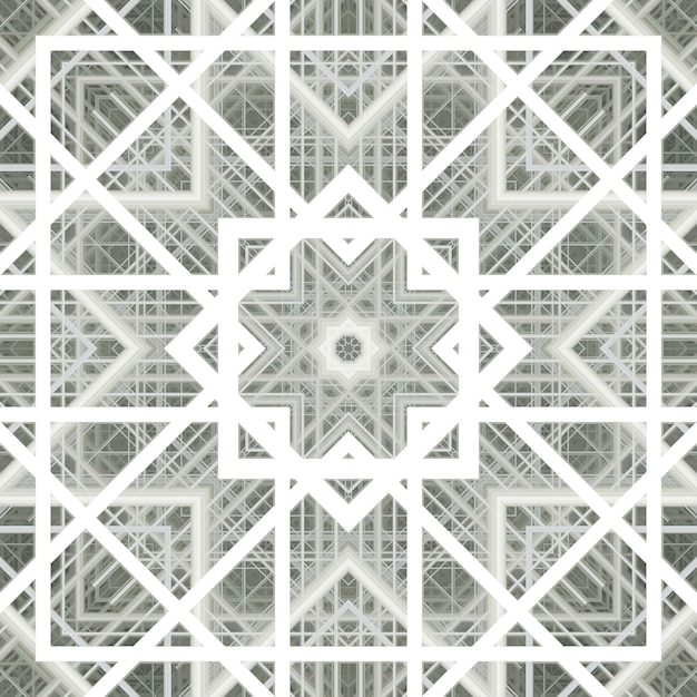 Seamless abstract pattern Square background of lines and patterns Kaleidoscope of textures