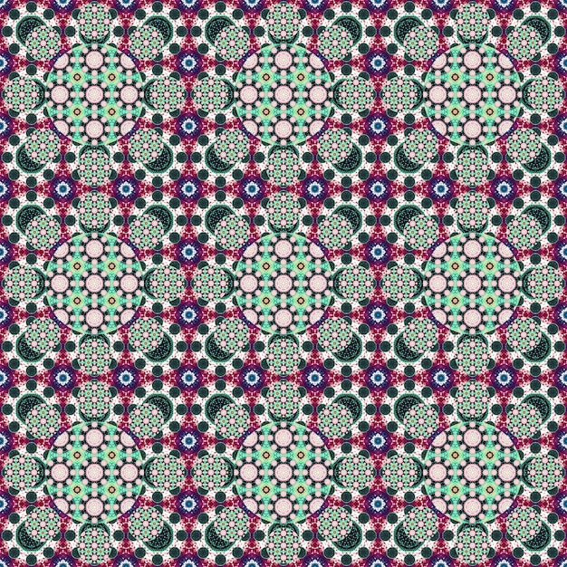 seamless abstract pattern. Square seamless background. rich artistic background