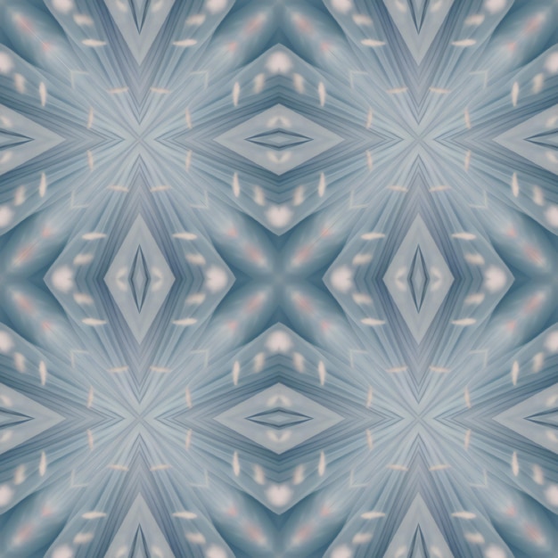 Seamless abstract pattern symmetric kaleidoscope fashion design