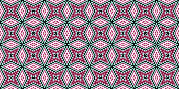 Seamless abstract patterns Background of rhombus and triangle patterns Star patterns Fashion trends