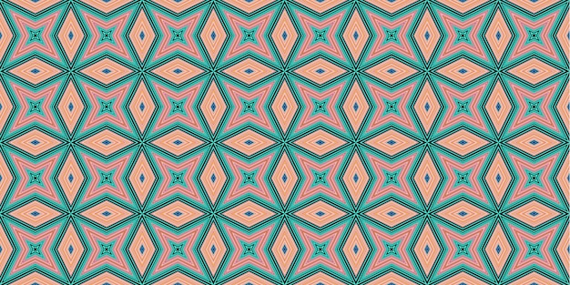 Seamless abstract patterns Background of rhombus and triangle patterns Star patterns Fashion trends