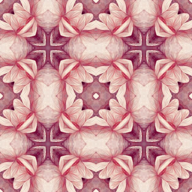 Seamless abstract pink flower pattern elegant gift wrapping paper template