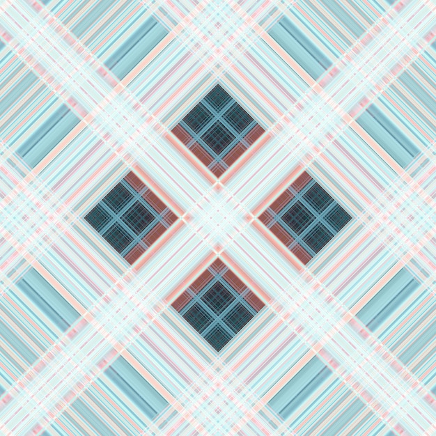 Seamless abstract Scottish patterns Patterns of rhombuses and lines Digital random patterns