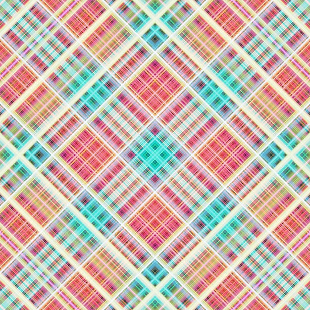 Seamless abstract Scottish patterns Patterns of rhombuses and lines Digital random patterns