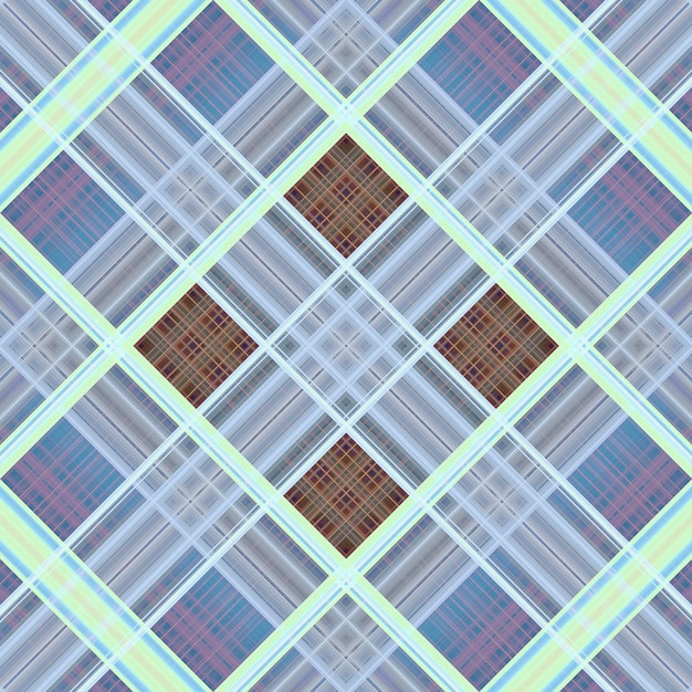 Seamless abstract Scottish patterns Patterns of rhombuses and lines Digital random patterns