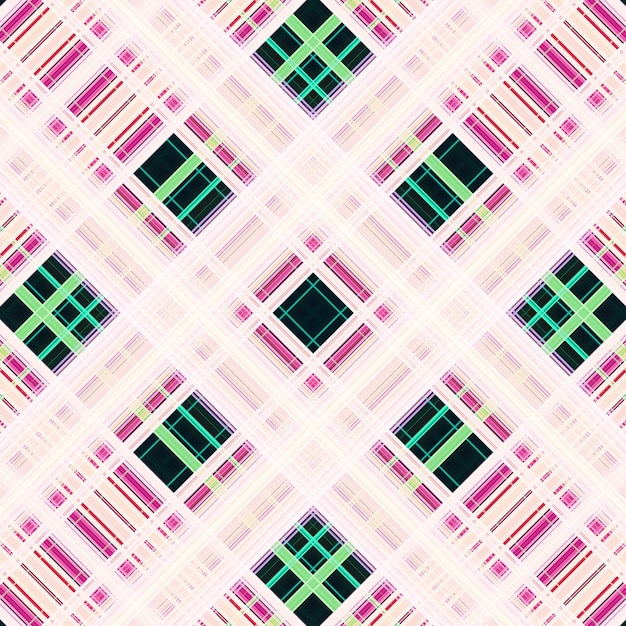 Seamless abstract Scottish patterns Patterns of rhombuses and lines Digital random patterns