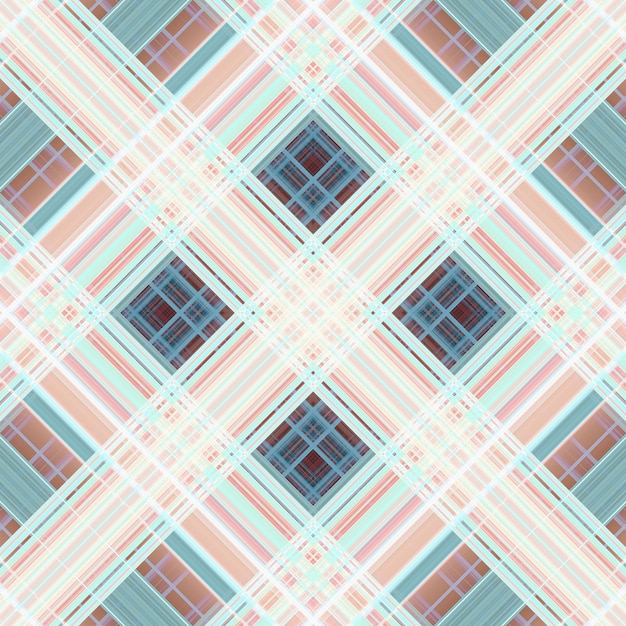 Seamless abstract Scottish patterns Patterns of rhombuses and lines Digital random patterns