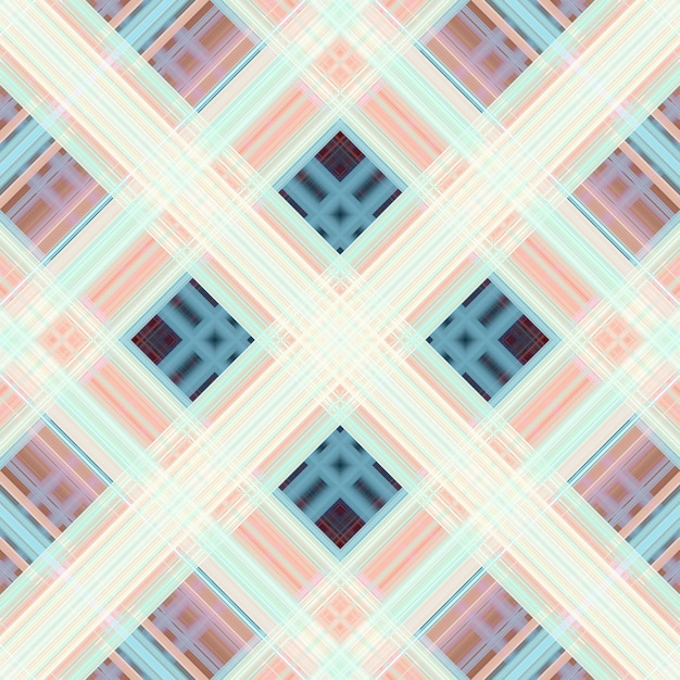 Seamless abstract Scottish patterns Patterns of rhombuses and lines Digital random patterns