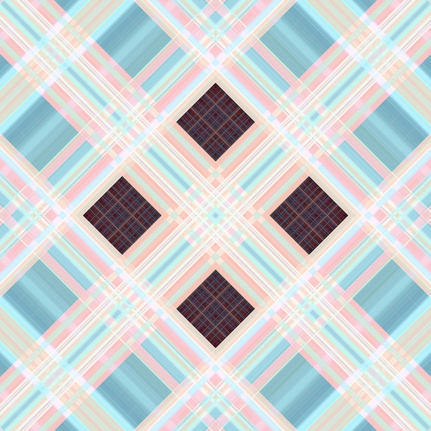 Seamless abstract Scottish patterns Patterns of rhombuses and lines Digital random patterns