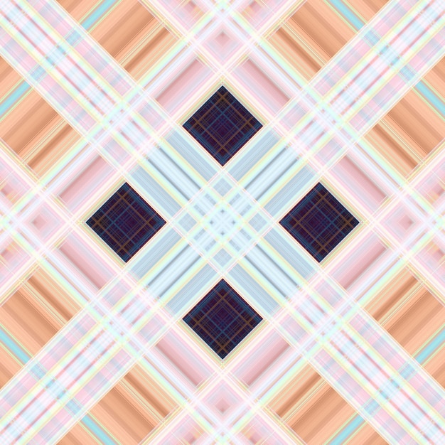 Seamless abstract Scottish patterns Patterns of rhombuses and lines Digital random patterns