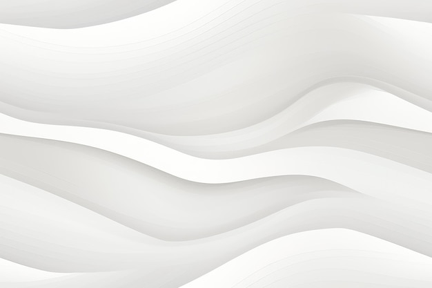 Seamless abstract white background with wavy pattern computer generated illustration