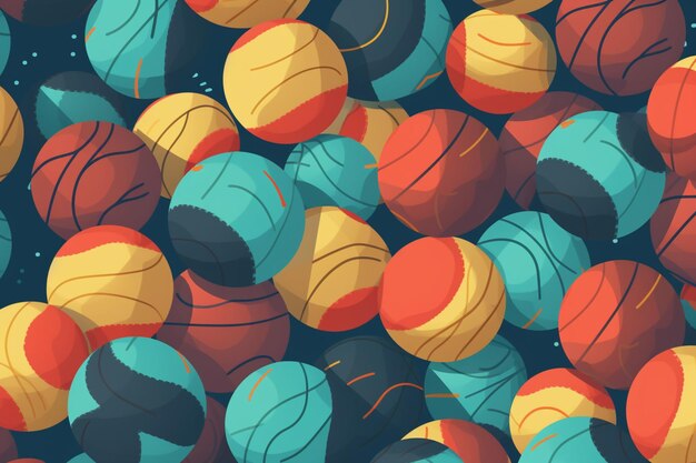 Seamless ball pattern concept