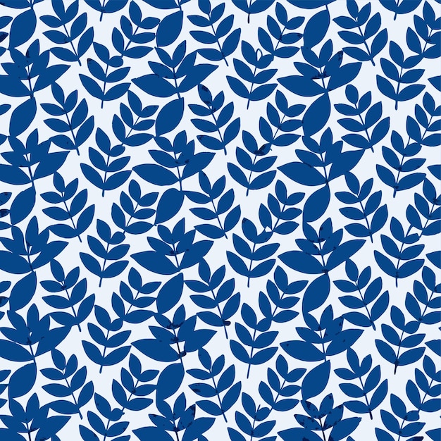 Photo seamless blue pattern in illustration