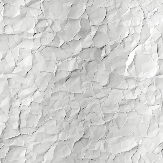 seamless bright white old crunched and creased paper texture