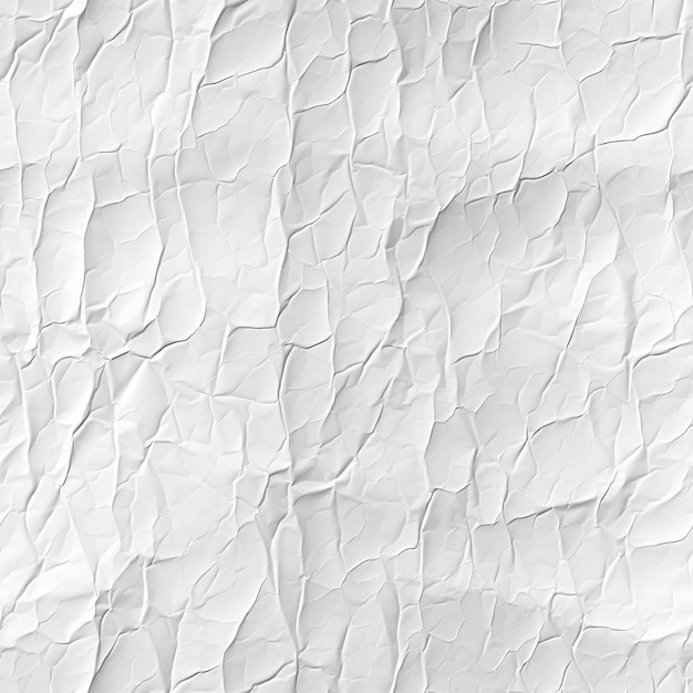 seamless bright white old crunched and creased paper texture